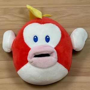 Mario Kart Mouth Face Plush 2023 Nintendo Good Stuff Red White Yellow‎